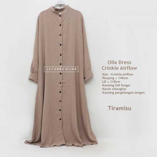 Olla-009 Olla Dress Crinkle Airflow